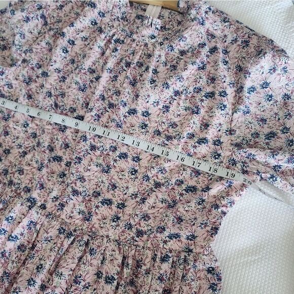 Vada Winter tiered babydoll floral barbie cottagecore peaseant boho dress - Picture 11 of 16
